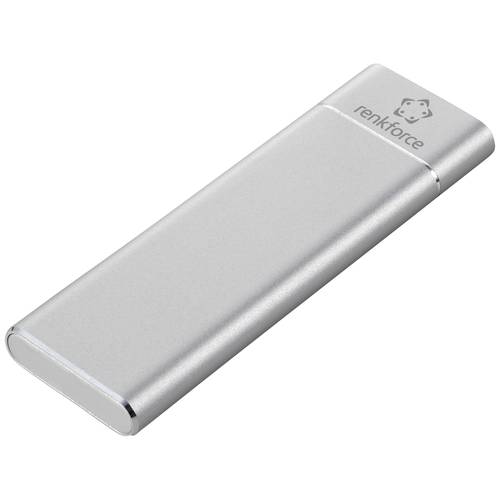 Renkforce RF-HDE-100 M.2 SSD-Gehäuse USB-C® (USB 3.2 Gen 2) 10 GBit/s M.2 PCIe NVMe 2230, 2242, 2260, 2280 RF-6058280