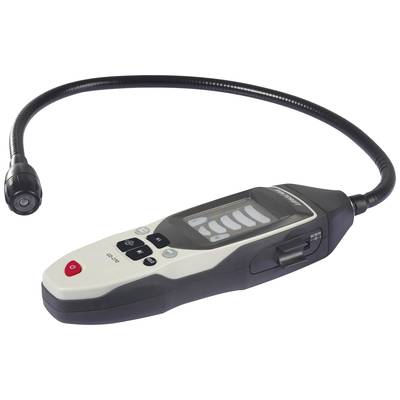 Ein flexibles Endoskop mit Kamera, Steuerknöpfen und LCD-Bildschirm zur Inspektion schwer erreichbarer Bereiche.