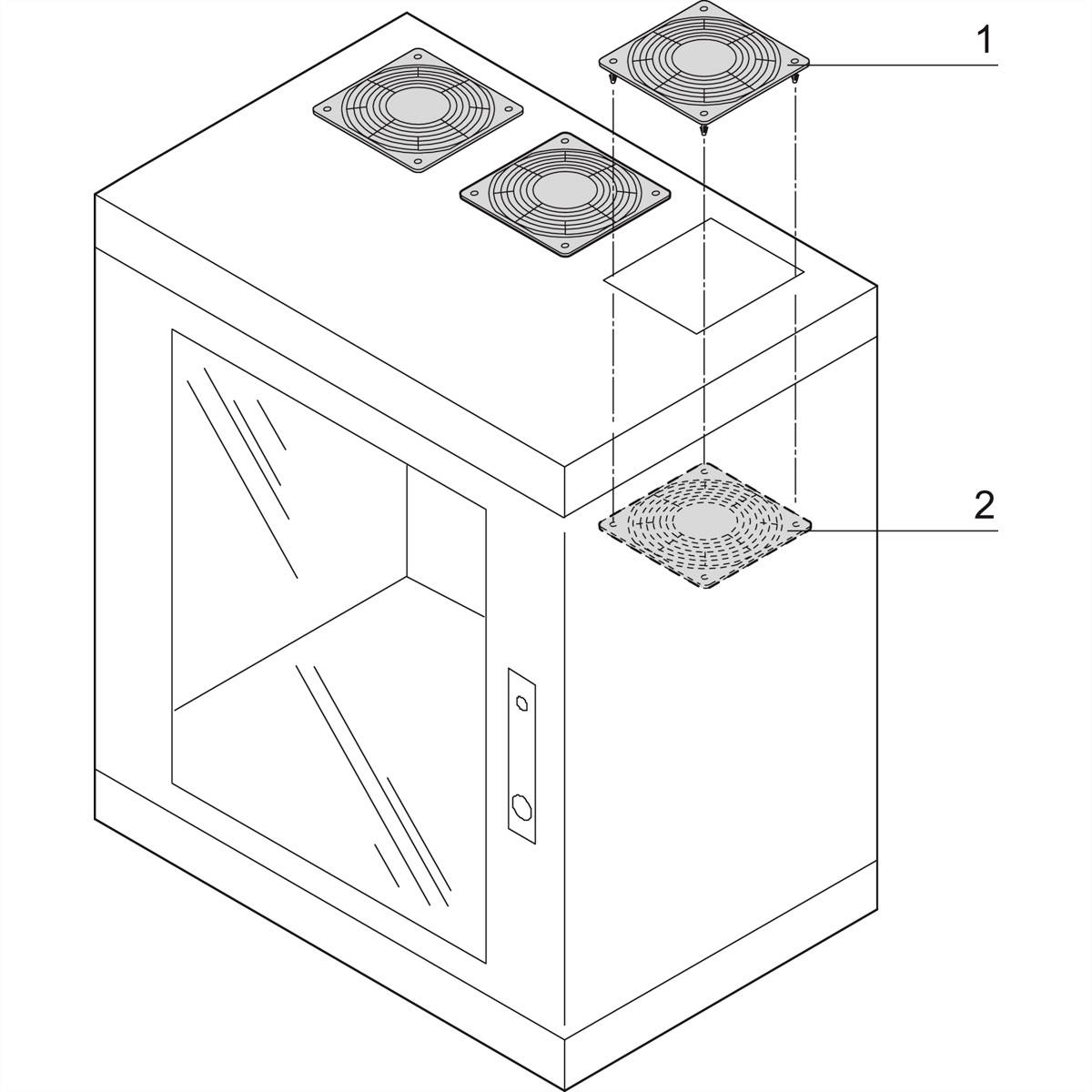 nVent SCHROFF 21236127 Schutzgitter 1 St.