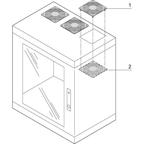 nVent SCHROFF 21236127 Schutzgitter 1 St.