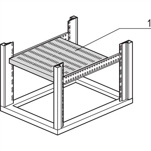 nVent SCHROFF 22117851 Fachboden (B x T) 600 mm x 600 mm 1 St.
