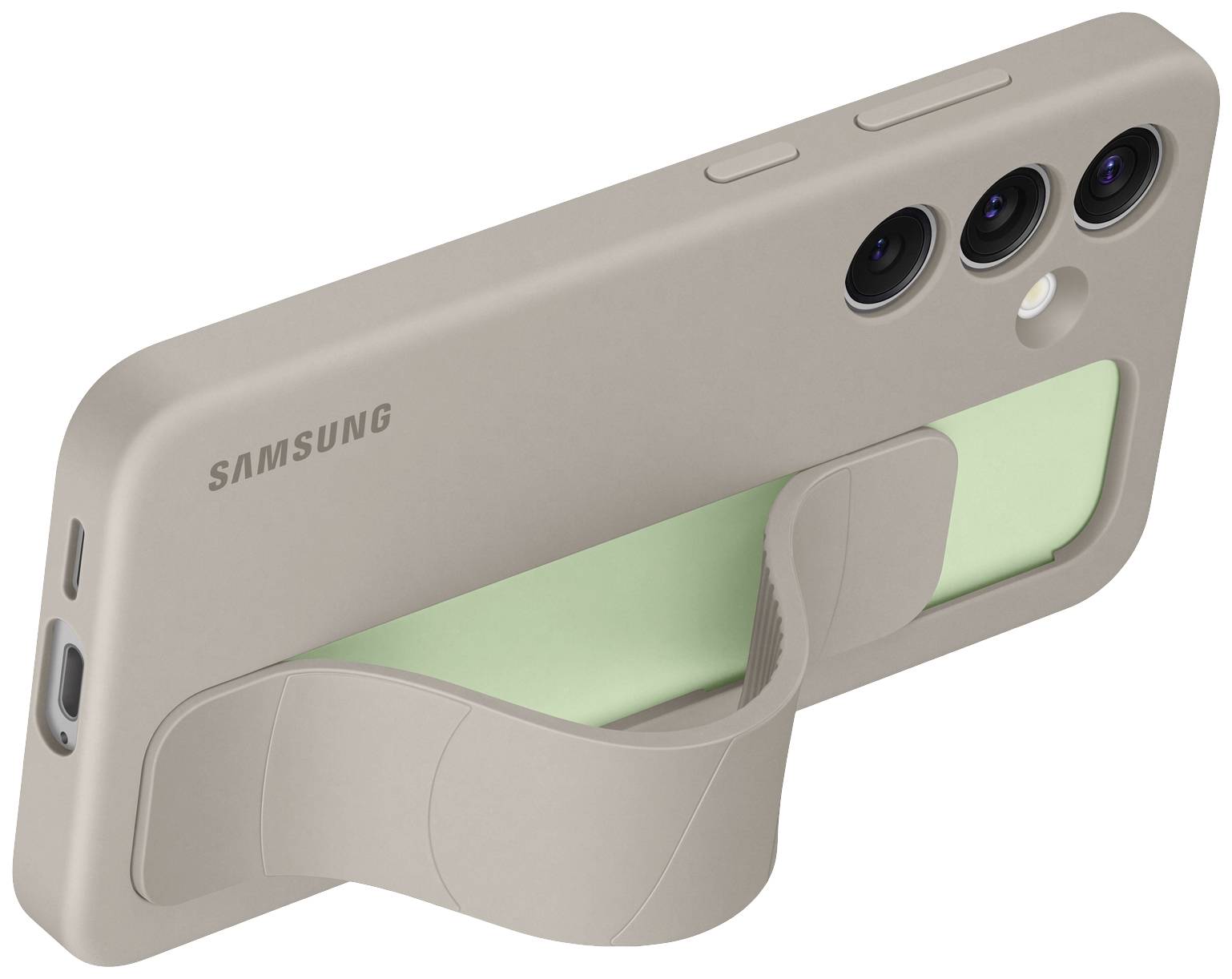 SAMSUNG Standing Grip Backcover Samsung Galaxy S24 Taupe Standfunktion