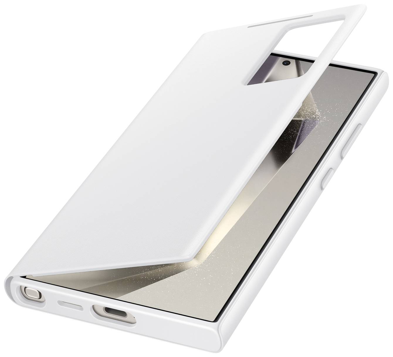 SAMSUNG Smart View Wallet Booklet Samsung Galaxy S24 Ultra Weiß