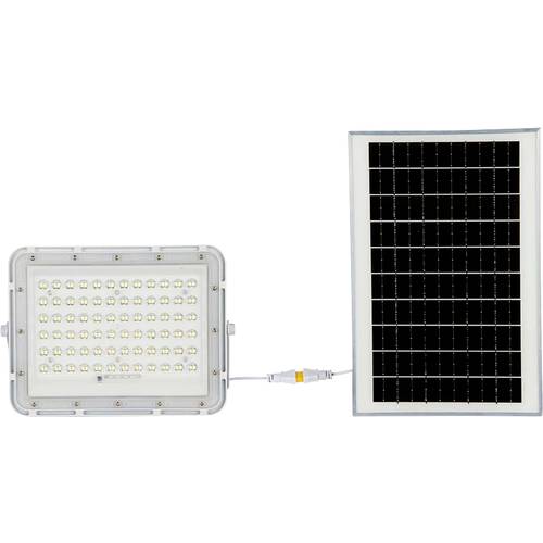 Thumbnail - V-TAC VT-120W 7844 LED-Flutlichtstrahler, Solarmodul 15 W Neutralweiß Weiß