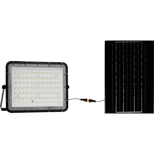 Thumbnail - V-TAC VT-120W 7825 LED-Flutlichtstrahler, Solarmodul 15 W Kaltweiß Schwarz