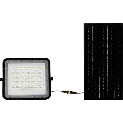 Thumbnail - V-TAC VT-80W 7823 LED-Flutlichtstrahler, Solarmodul 10 W Kaltweiß Schwarz