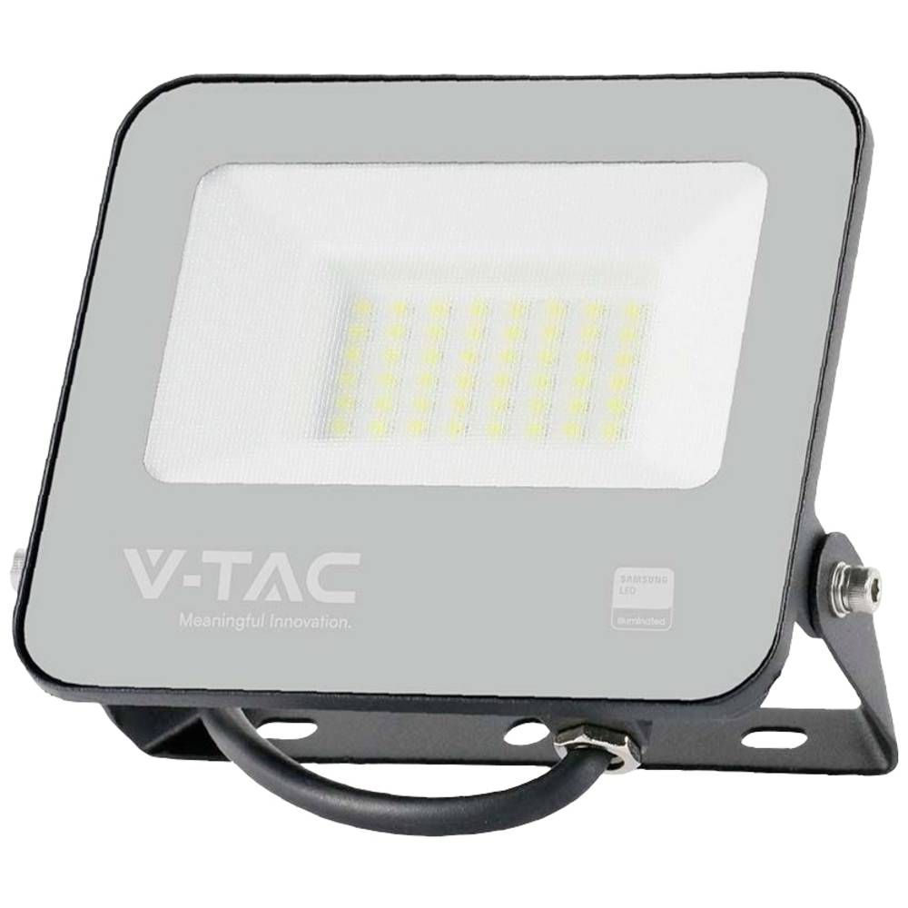 V-TAC VT-4435 Zwarte LED Schijnwerper IP65 30W 5550 Lumen 6500K
