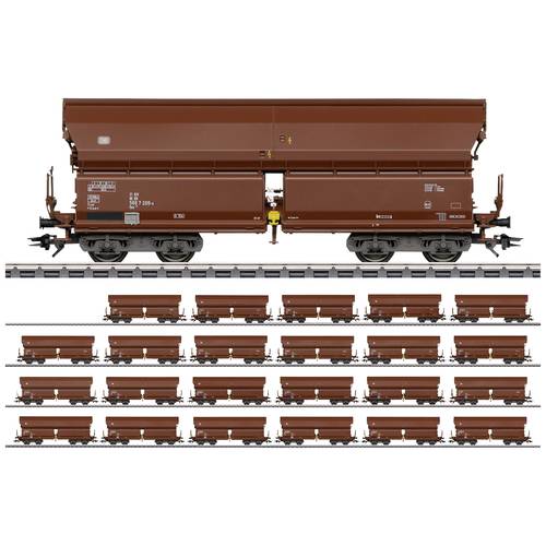 Thumbnail - Märklin 000730 H0 24er-Set Schwenkdachwagen Tals 968 der DB