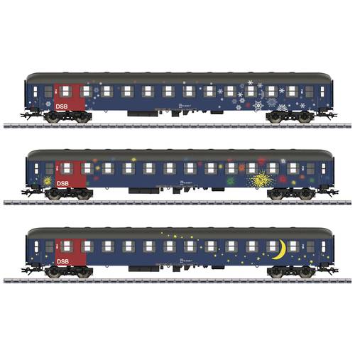 Thumbnail - Märklin 42698 H0 Reisezugwagen-Set Bcm, 2. Klasse der DSB
