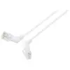 Renkforce RF-6071562 RJ45 Patchkabel CAT 6 U/UTP 2.00 m Weiß Steckkontakte 360° drehbar, Gewinkelter Kabelabgang 1 St.