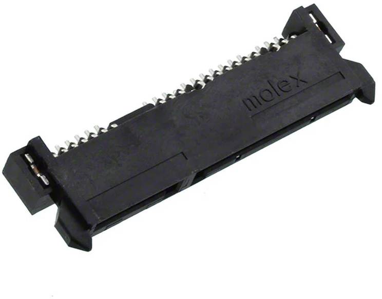 Molex SATA-Buchsenleiste Polzahl Gesamt 22 Rastermaß: 1.27 mm 470184001 1 St. Tape on Full reel