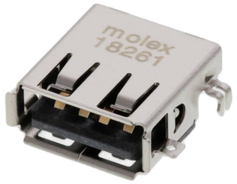 Universal Serial Bus Buchse Rechtwinklig 482580002 Molex Inhalt: 1 St.