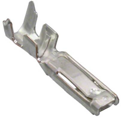 Eine glänzende metallische Halterung mit rechteckiger Basis und gekrümmten Verlängerungen, die zum Befestigen von Gegenständen in mechanischen oder Baukontexten verwendet wird.