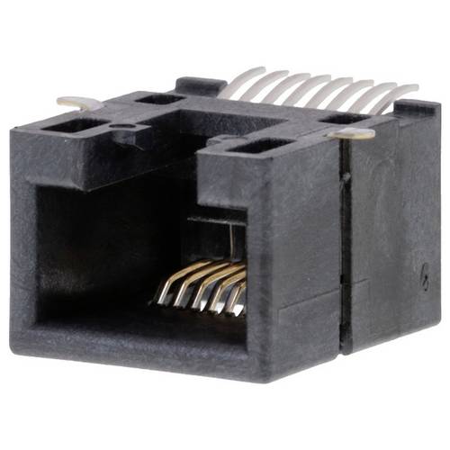 Molex Cat 3 Mod Jack/Plug 855025008 Buchse Schwarz 1 St.