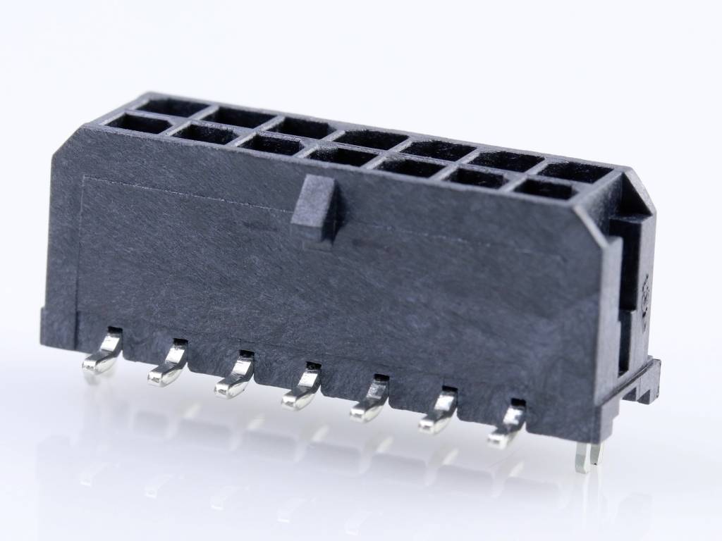 Molex Einbau-Stiftleiste (Standard) Polzahl Gesamt 14 Rastermaß: 3.00 mm 430451416 1 St. Tape on Full reel