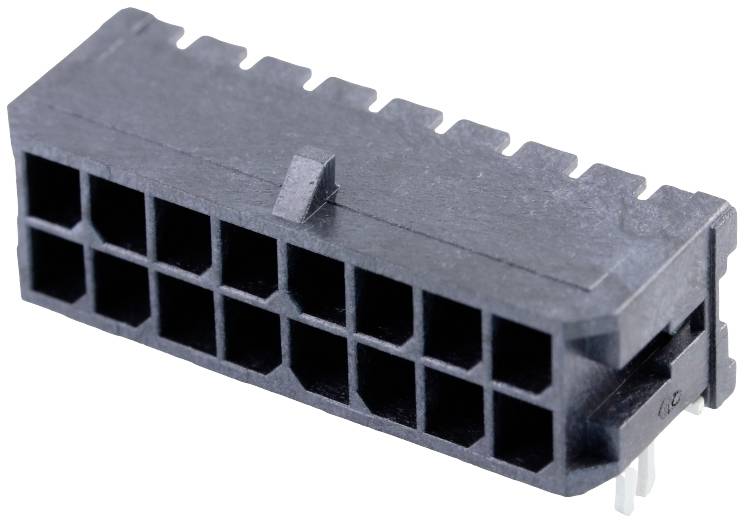 Molex Einbau-Stiftleiste (Standard) Polzahl Gesamt 16 Rastermaß: 3.00 mm 430451606 1 St. Tape on Full reel