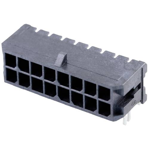 Molex Einbau-Stiftleiste (Standard) Polzahl Gesamt 16 Rastermaß: 3.00 mm 430451606 1 St. Tape on Full reel