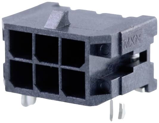 Molex Einbau-Stiftleiste (Standard) Polzahl Gesamt 6 Rastermaß: 3.00 mm 430450608 1 St. Tape on Full reel