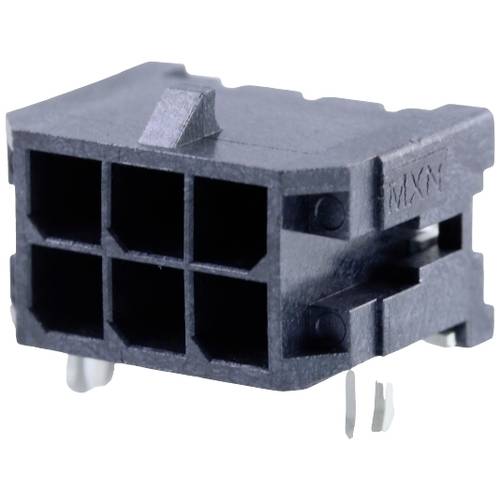 Molex Einbau-Stiftleiste (Standard) Polzahl Gesamt 6 Rastermaß: 3.00 mm 430450608 1 St. Tape on Full reel