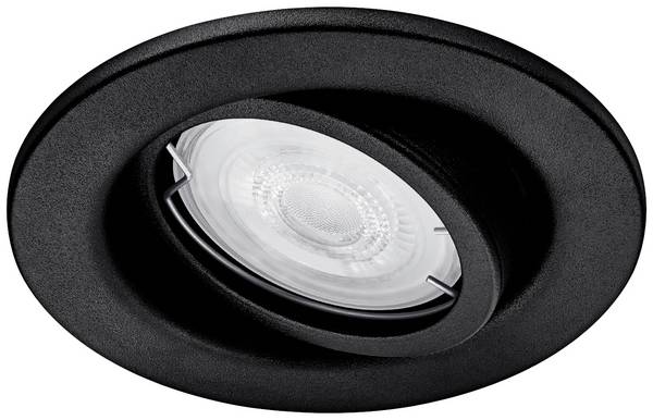 Philips LED 8720169266858 Fresco LED-Einbauleuchte   LED GU10 4.6 W Schwarz