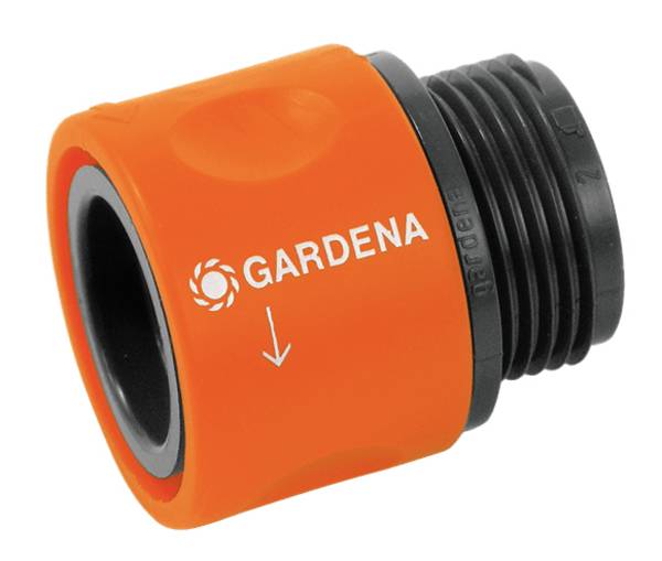 GARDENA 02917-20 Kunststoff Schlauch-Übergangsstück 26,5 mm (G3/4) 1er Set
