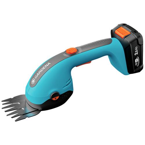 GARDENA 14750-30 14750-30 Akku Gras- und Strauchschere inkl. Akku, inkl. Ladegerät 18 V Li-Ion