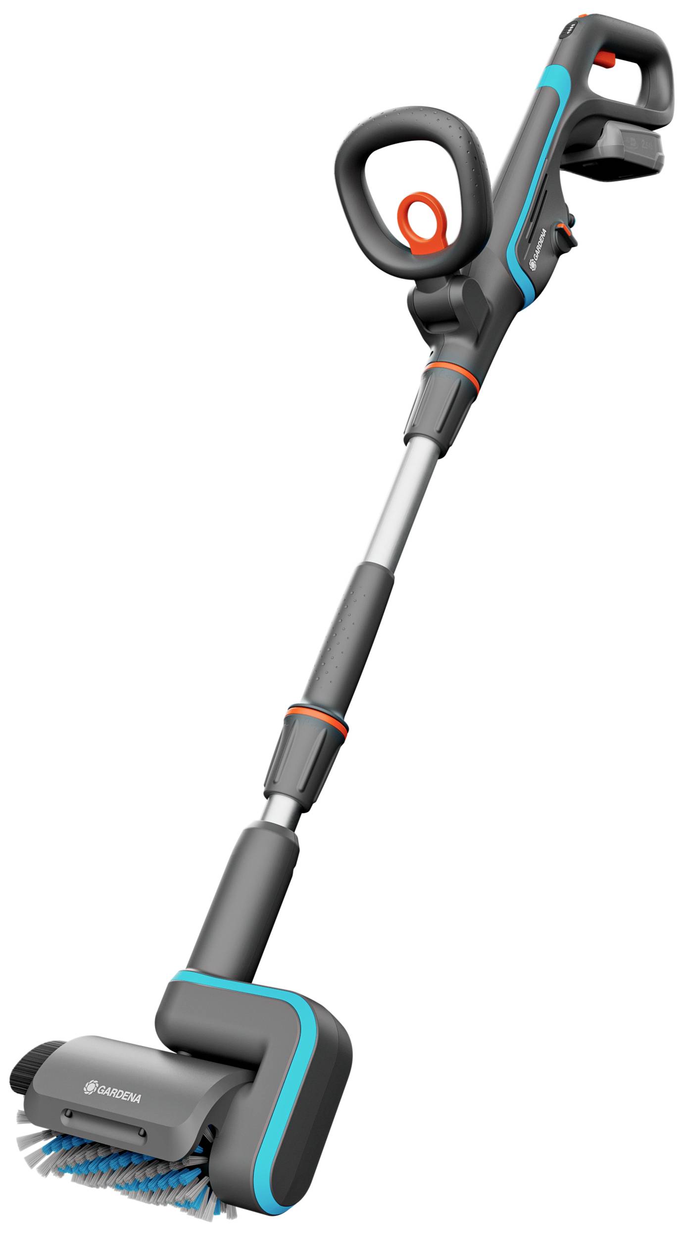 GARDENA AquaBrush Patio POWER FOR ALL 14841-20 Pulitore multiplo a batteria 18 V