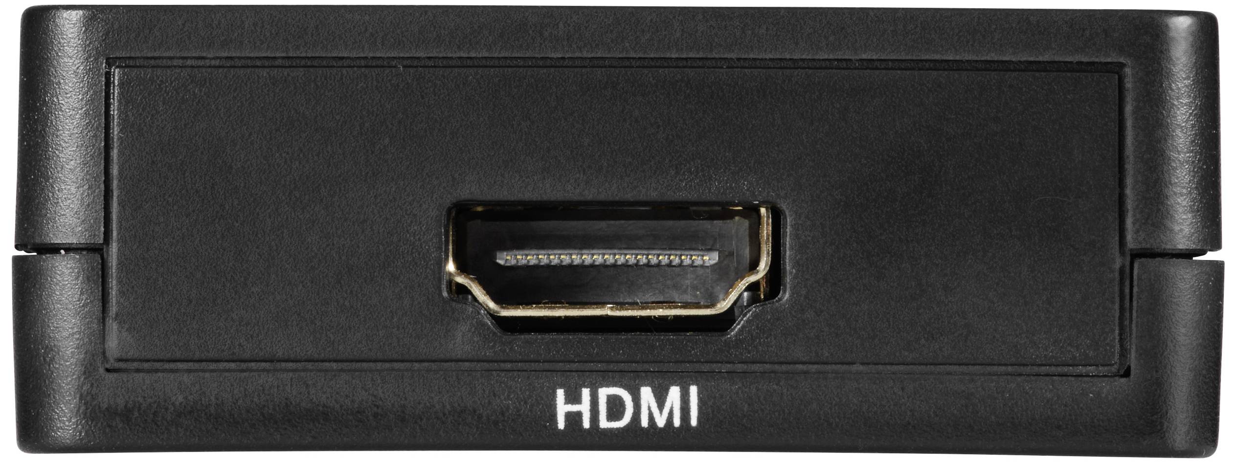 Ein schwarzer HDMI-Anschluss an einem elektronischen Gerät, der für die Übertragung von Video- und Audiosignalen verwendet wird.