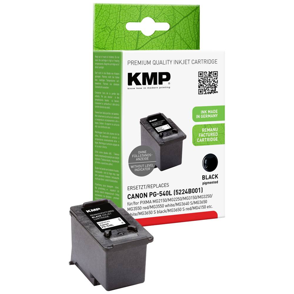 KMP Inktcartridge vervangt Canon PG-540L Compatibel Zwart 1516,4401