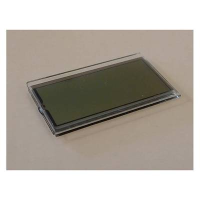 Eine zweireihige LCD-Anzeigeeinheit mit transparentem Gehäuse und dunklem Bildschirm, geeignet für elektronische Projekte.
