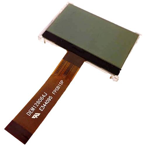 Display Elektronik LCD-Display Weiß 128 x 64 Pixel (B x H x T) 80.00 x 54.00 x 6.5 mm DEM128064JFGH-PW
