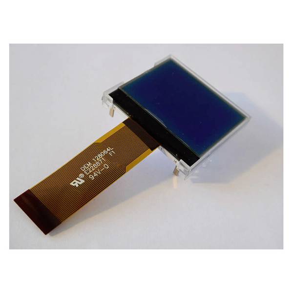 Display Elektronik LCD-Display   Weiß 128 x 64 Pixel (B x H x T) 46.60 x 40.00 x 10.4 mm DEM128064LSBH-PWN