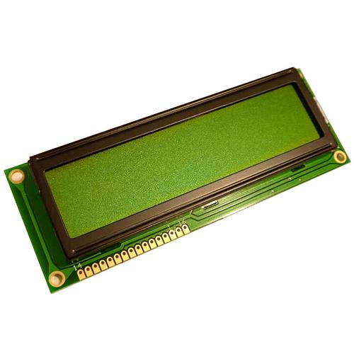 Display Elektronik LCD-Display Schwarz Gelb-Grün (B x H x T) 122 x 44 x 14.5 mm DEM16215SYH-LY-CYR