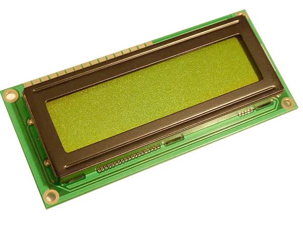 Display Elektronik LCD-Display  Schwarz Gelb-Grün  (B x H x T) 80 x 36 x 11.9 mm DEM16216SYH-LY-CYR