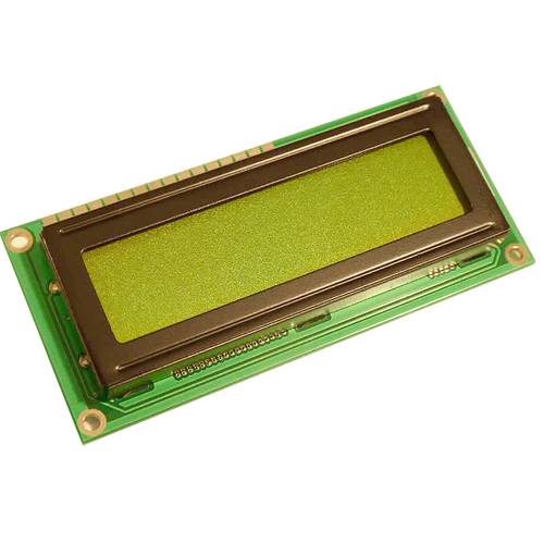 Display Elektronik LCD-Display Schwarz Gelb-Grün (B x H x T) 80 x 36 x 11.9 mm DEM16216SYH-LY-CYR