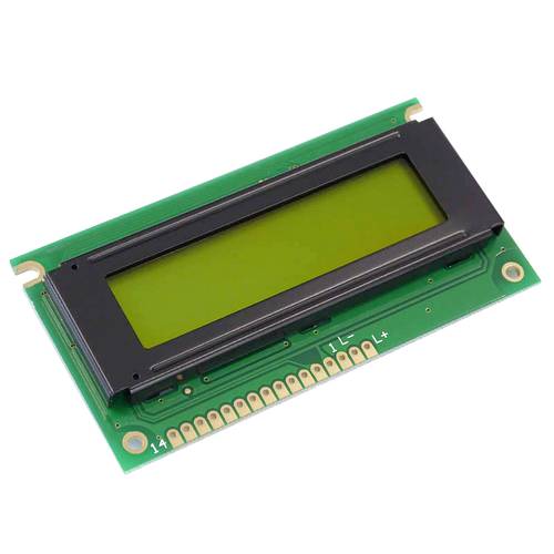 Display Elektronik LCD-Display Schwarz Gelb-Grün (B x H x T) 84 x 44 x 10.5 mm DEM16217SYH-PY-CYR
