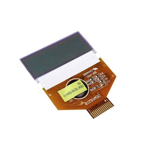 Display Elektronik LCD-Display Schwarz (B x H x T) 55 x 24.5 x 2.0 mm DEM16218SGH