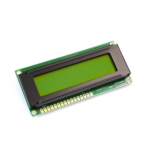 Display Elektronik LCD-Display Schwarz Gelb-Grün (B x H x T) 80 x 36 x 10.5 mm DEM16220SYH-PY