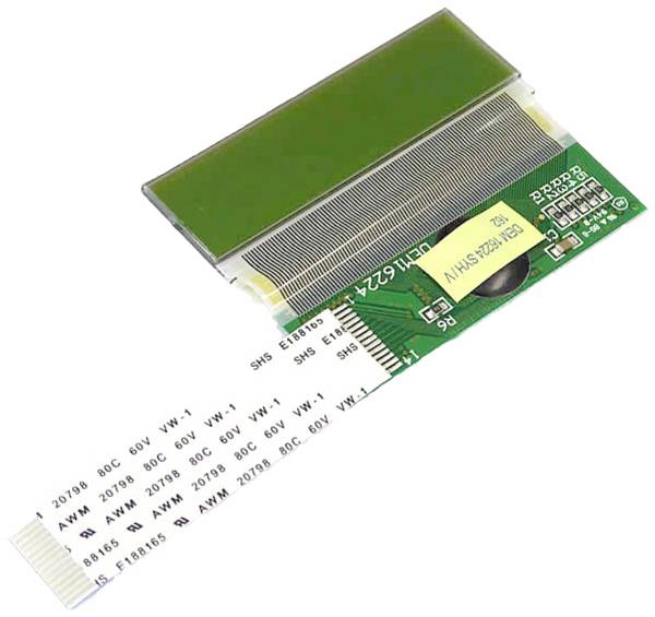 Display Elektronik LCD-Display Schwarz (B x H x T) 66.6 x 23.3 x 4.2 mm DEM16224SYH