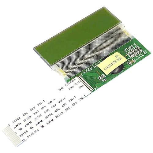 Thumbnail - Display Elektronik LCD-Display Schwarz (B x H x T) 66.6 x 23.3 x 4.2 mm DEM16224SYH