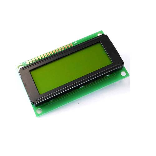 Display Elektronik LCD-Display Schwarz Gelb-Grün (B x H x T) 77 x 47 x 10.1 mm DEM20488SYH-PY