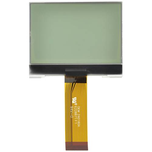 Display Elektronik LCD-Display Weiß 240 x 160 Pixel (B x H x T) 60.00 x 51.70 x 5.0 mm DEM240160AFGH-PW