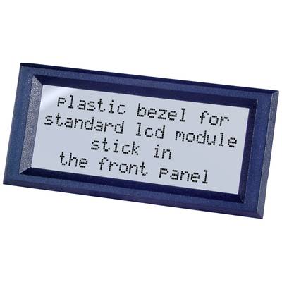 Kunststoffrahmen für Standard-LCD-Modul, der in die Frontplatte eingesetzt wird.
