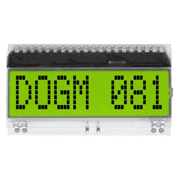 Display Elektronik LCD-Display  Schwarz   (B x H x T) 55 x 28 x 2.0 mm
