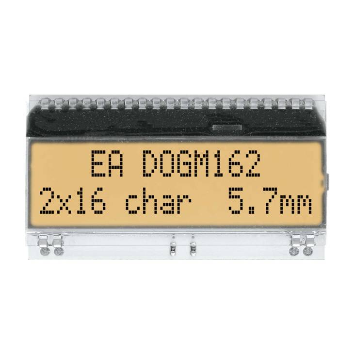 Display Elektronik LCD-Display Schwarz (B x H x T) 55 x 28 x 2.0 mm