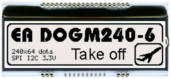 Display Elektronik Grafik-Display    240 x 64 Pixel (B x H x T) 94.00 x 40 x 2 mm
