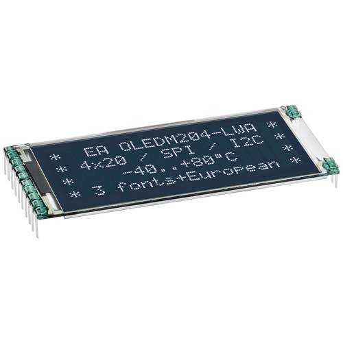 Display Elektronik OLED-Modul Weiß Schwarz (B x H x T) 61 x 26 x 2.4 mm