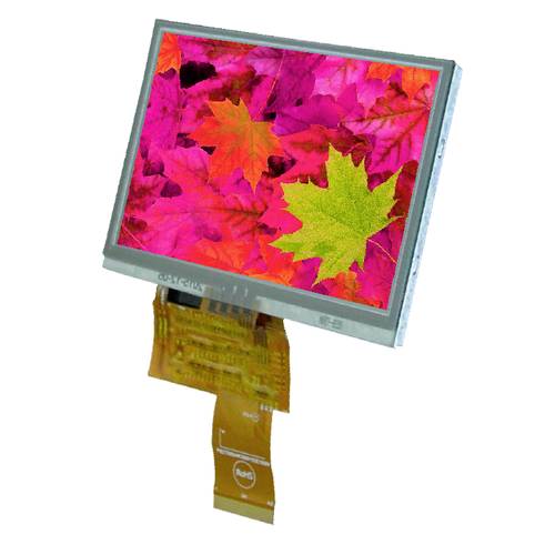 Display Elektronik Grafik-Display Weiß 480 x 272 Pixel (B x H x T) 105.50 x 67.20 x 4.05 mm