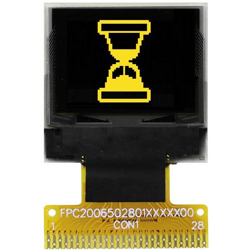 Display Elektronik Grafik-Display Grün-Gelb 64 x 48 Pixel (B x H x T) 18.50 x 18.10 x 1.3 mm