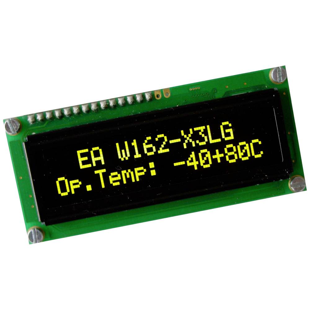 Display Elektronik OLED-module Geel Zwart (b x h x d) 80 x 36 x 10.00 mm